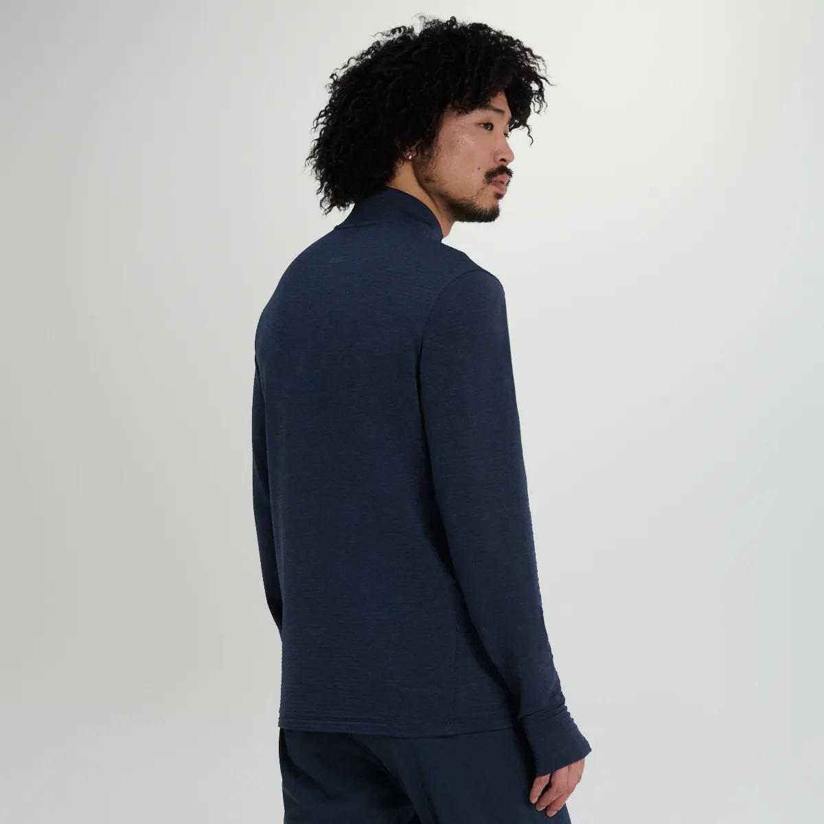 Triumph 3D 1/2 Zip, Navy Heather, dynamic 3
