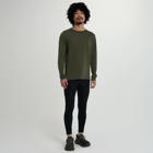Peregrine Merino Long Sleeve, Fatigue Heather, dynamic 2