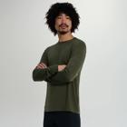 Peregrine Merino Long Sleeve, Fatigue Heather, dynamic 1