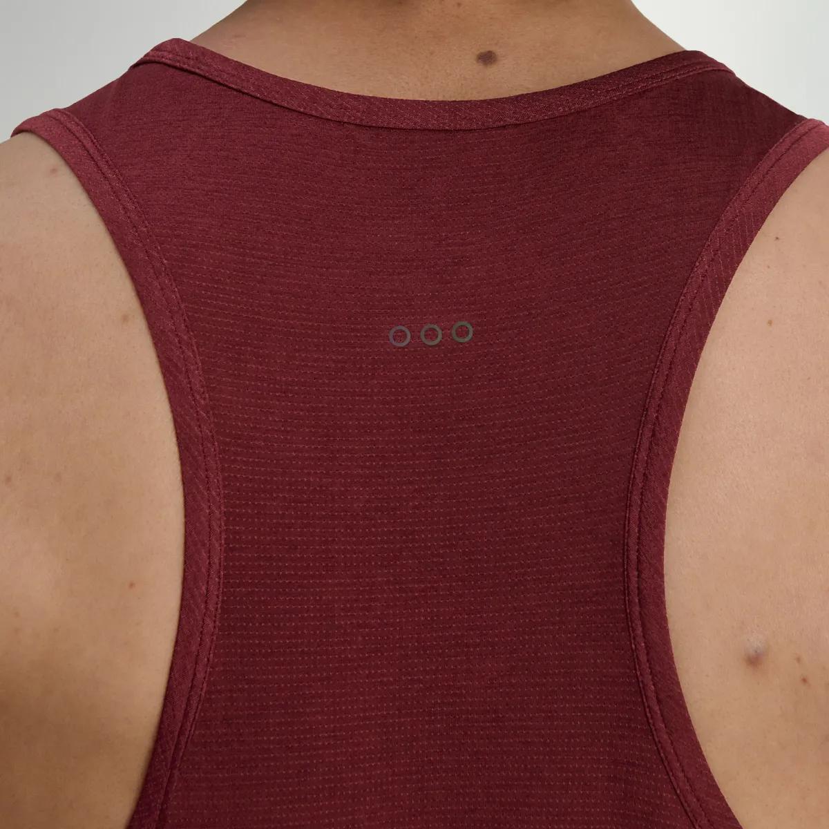 Stopwatch Singlet, Maroon Heather, dynamic 4