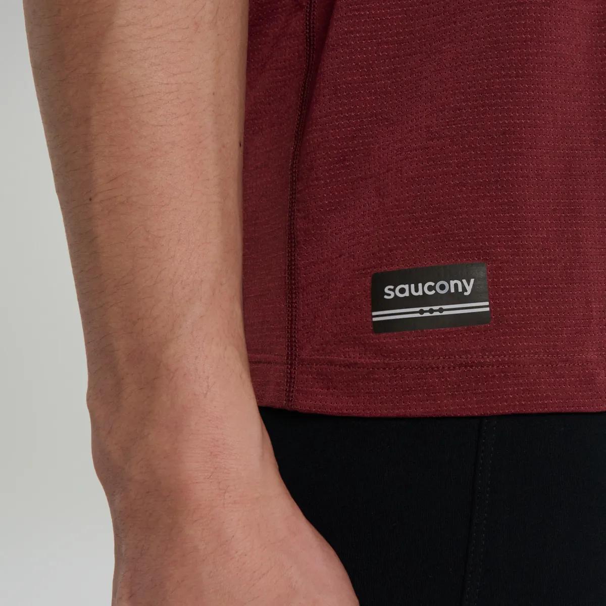 Stopwatch Singlet, Maroon Heather, dynamic 5