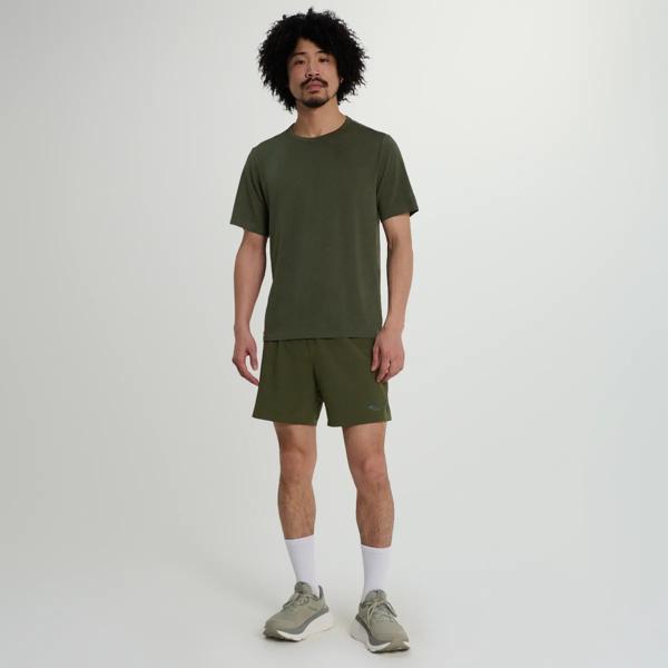 Stopwatch Short Sleeve, Fatigue Heather, dynamic