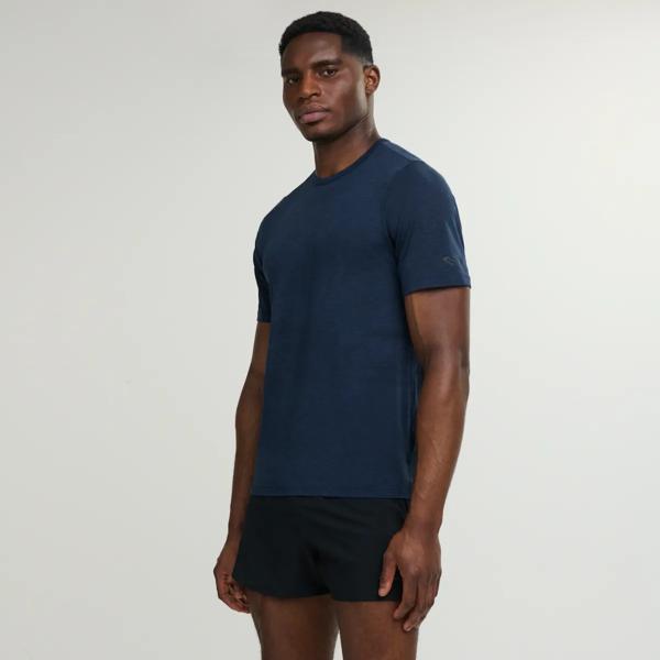 Stopwatch Short Sleeve, Navy Heather, dynamic