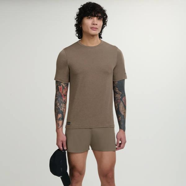 Stopwatch Short Sleeve, Pewter Heather, dynamic