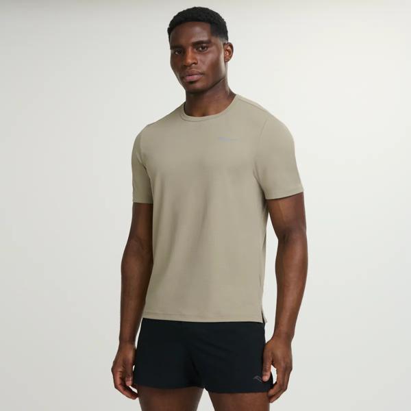 Stopwatch Short Sleeve, Sage Heather, dynamic