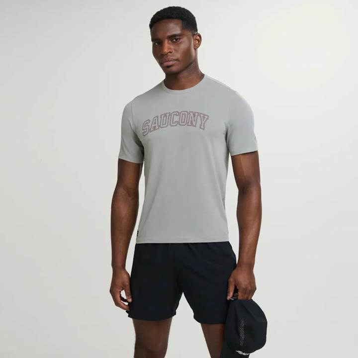 Stopwatch Graphic Short Sleeve, Light Grey Heather Graphic, dynamic