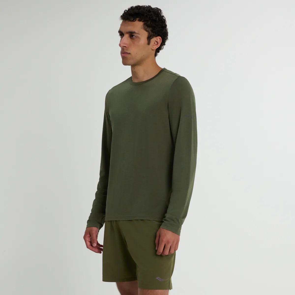 Stopwatch Long Sleeve, Fatigue Heather, dynamic 3