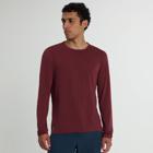 Stopwatch Long Sleeve, Maroon Heather, dynamic 3