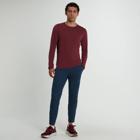 Stopwatch Long Sleeve, Maroon Heather, dynamic 1