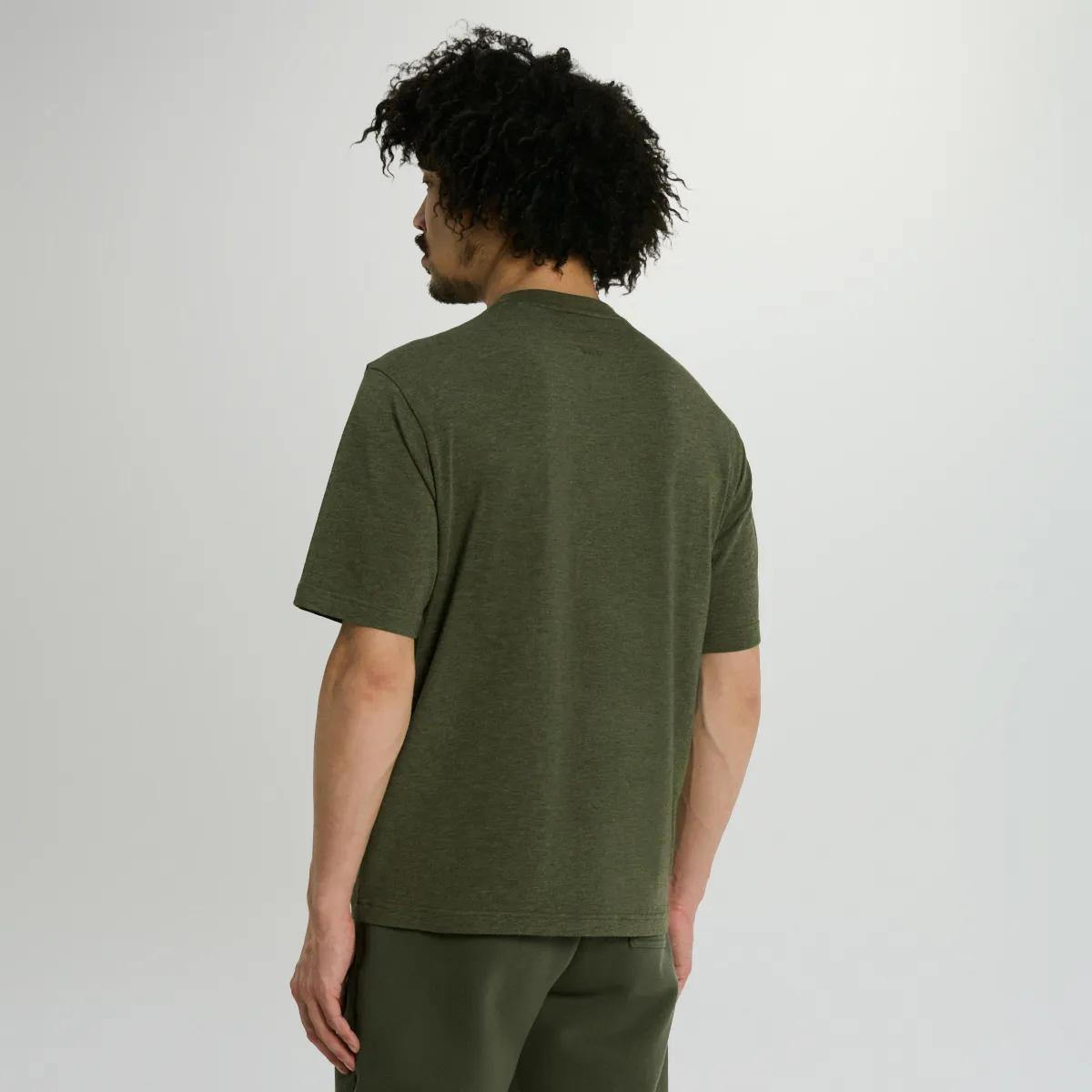Recovery Short Sleeve, Fatigue Heather Graphic, dynamic 3