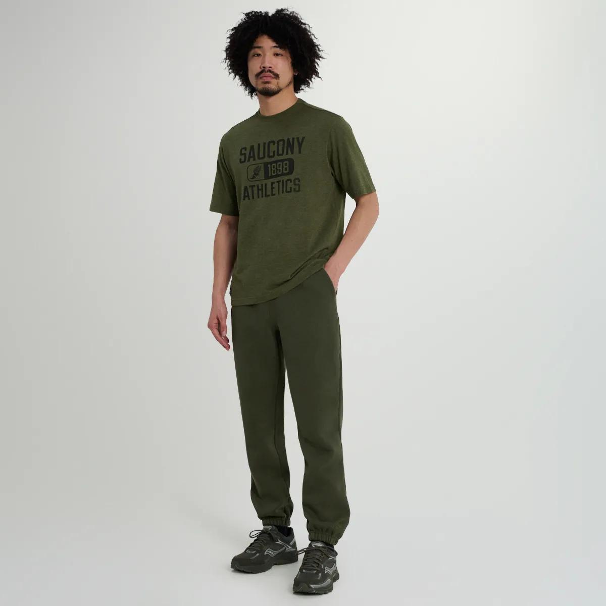 Recovery Short Sleeve, Fatigue Heather Graphic, dynamic 4