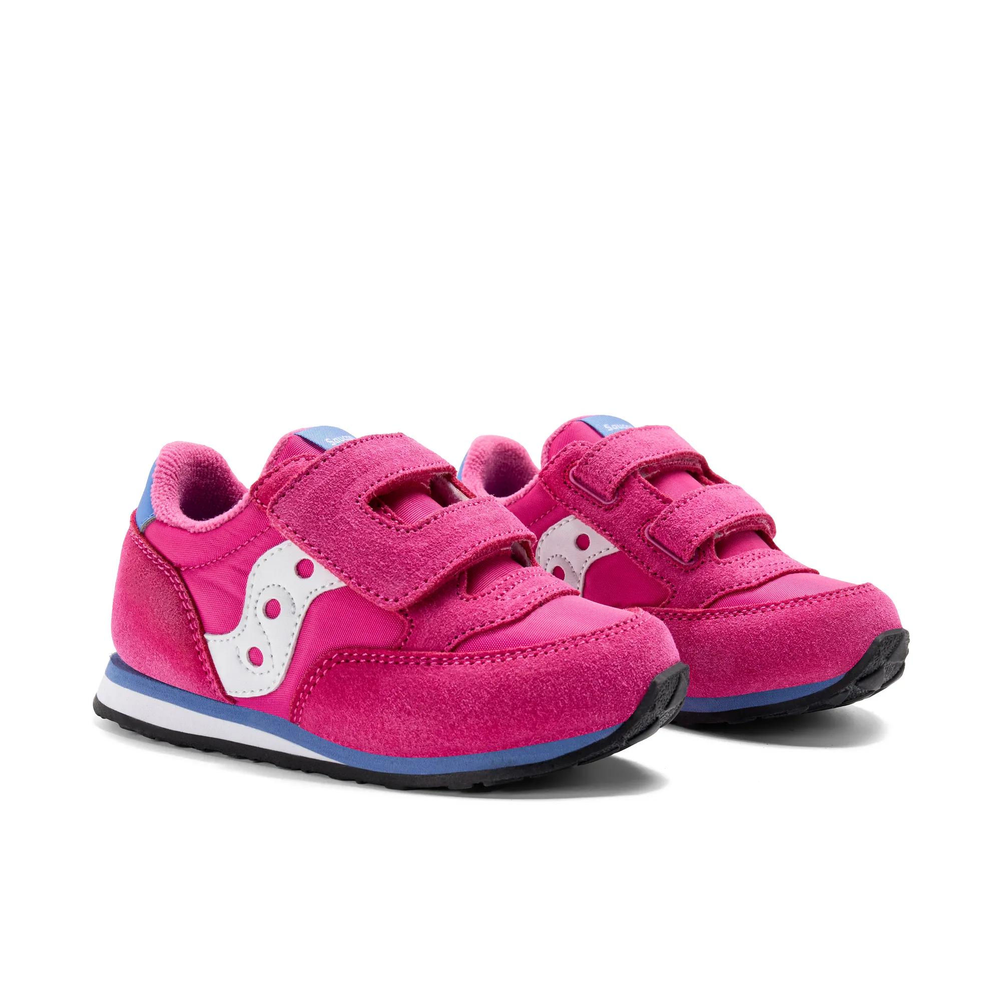 Jazz Hook & Loop Sneaker, Magenta, dynamic 2