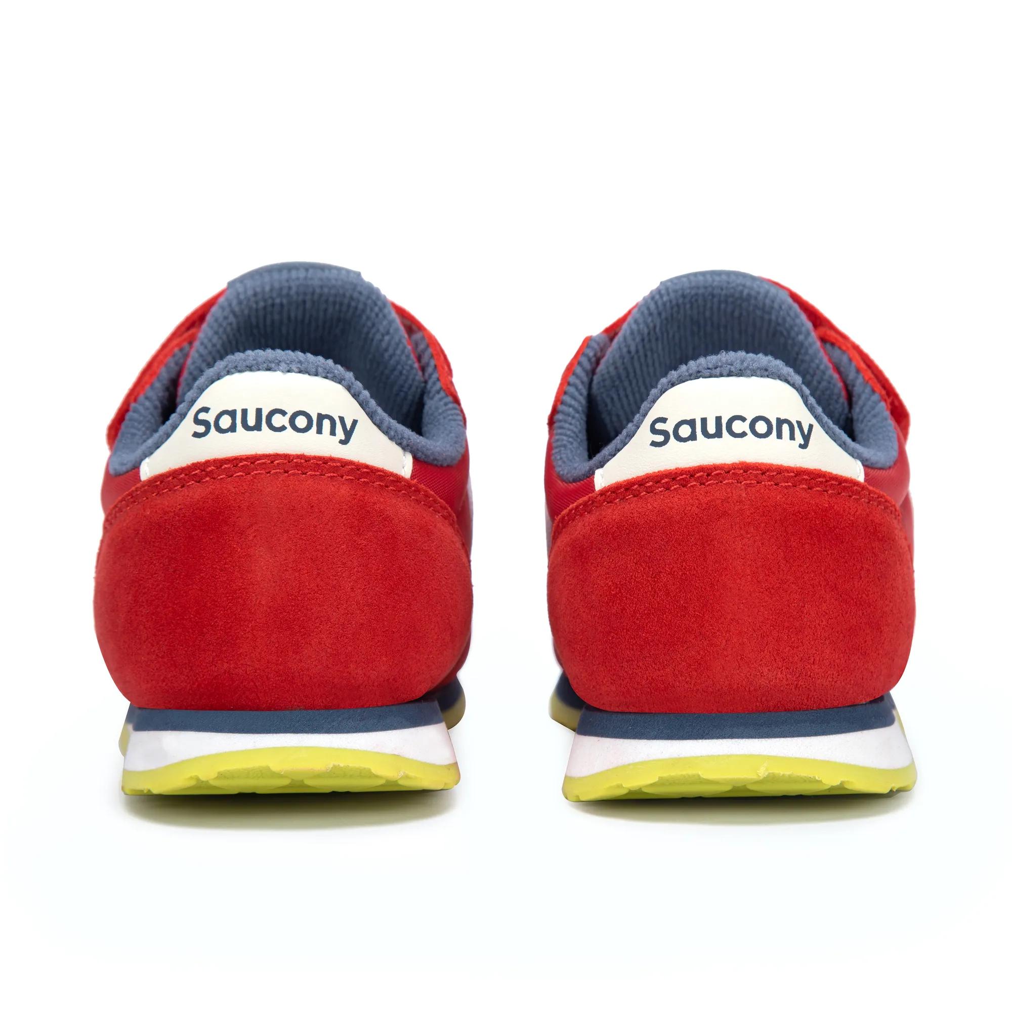 Baby Jazz Hook & Loop Sneaker, Red/Blue/Lime, dynamic 4