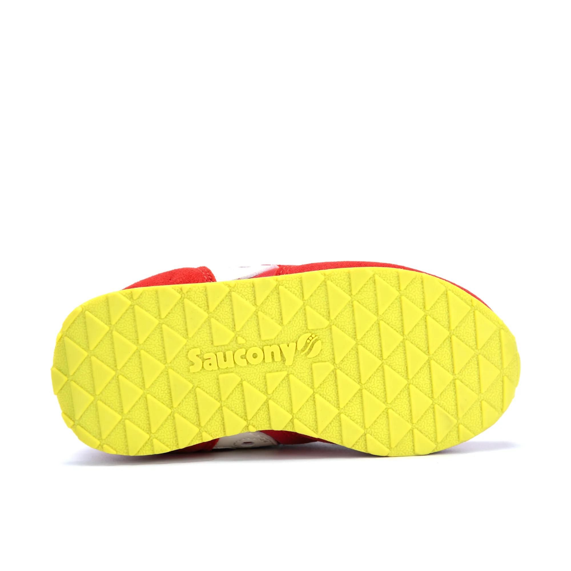 Baby Jazz Hook & Loop Sneaker, Red/Blue/Lime, dynamic 6