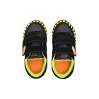 Baby Jazz Hook & Loop Sneaker, Black/Lime, dynamic 5