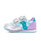 Baby Jazz Hook & Loop Sneaker, Silver/Teal, dynamic 3