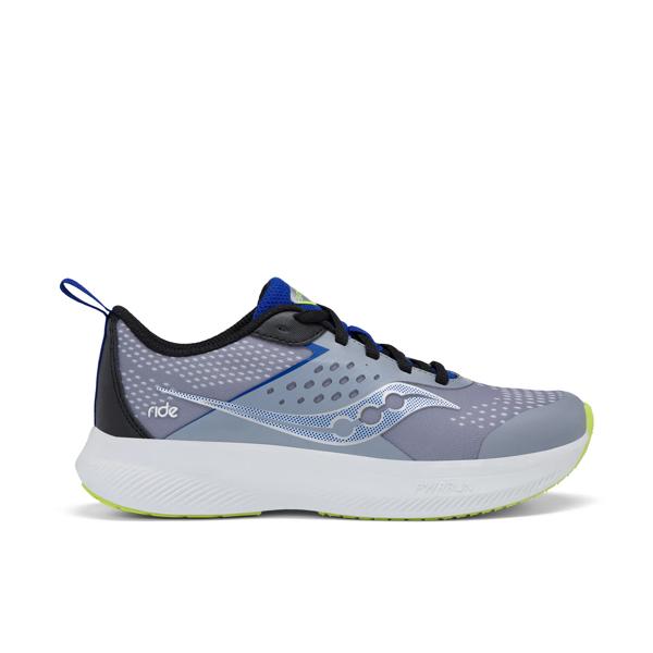 Ride KDZ Sneaker, Grey/Black/Blue, dynamic