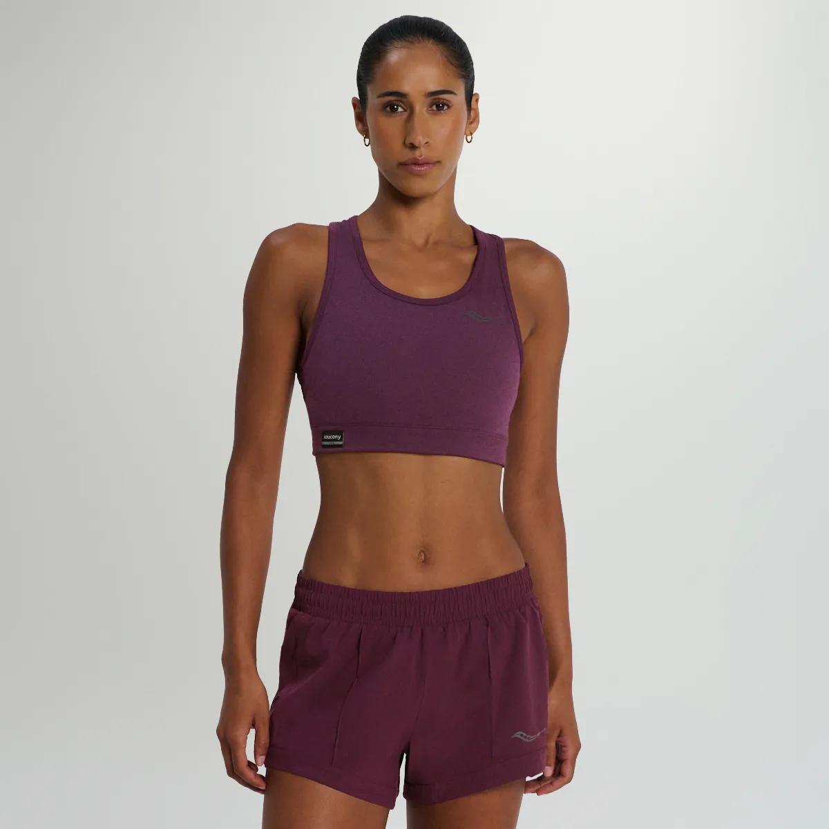 Outpace 3" Short, Eggplant, dynamic 4