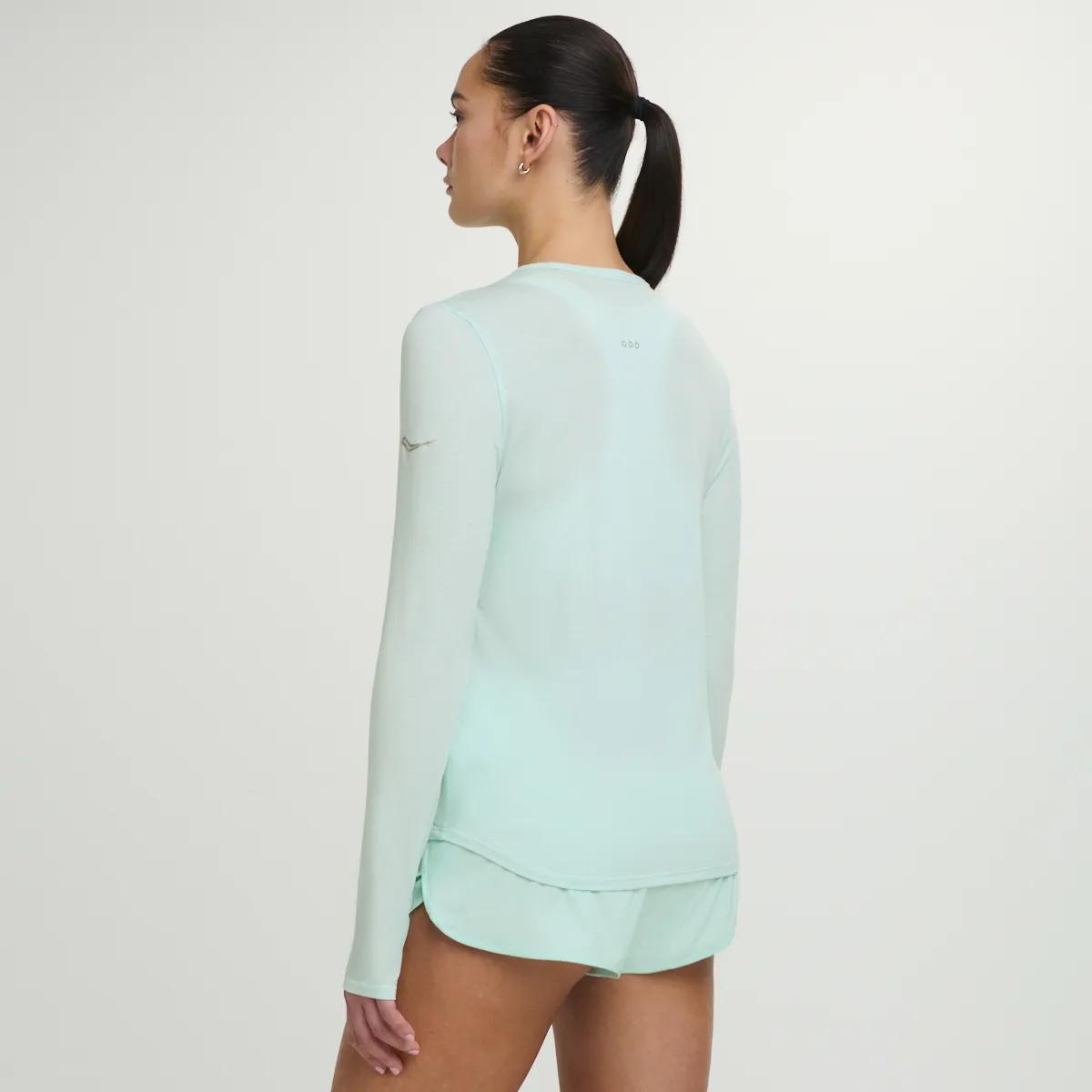 Stopwatch Long Sleeve, Aqua Heather, dynamic 2