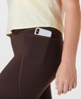 Ascend Power Cargo Workout Legging X Sweaty Betty, Cacao Brown, dynamic 6