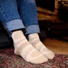 Midi Socks, Tan Tie Dye, dynamic 3